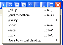 Unused Buttons context menu