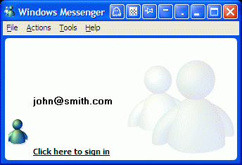 Minimize MSN/Windows Messenger