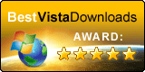 5 Stars Award at BestVistaDownloads.com
