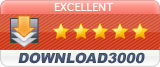 5 stars at Download3000.com