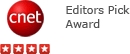 Editor' Pick Award at Download.com