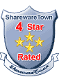 4 stars at SharewareTown.com