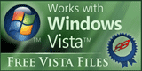 "Works with Windows Vista" certificate by FreeVistaFiles.com