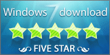 5 stars Award on Windows 7 Download