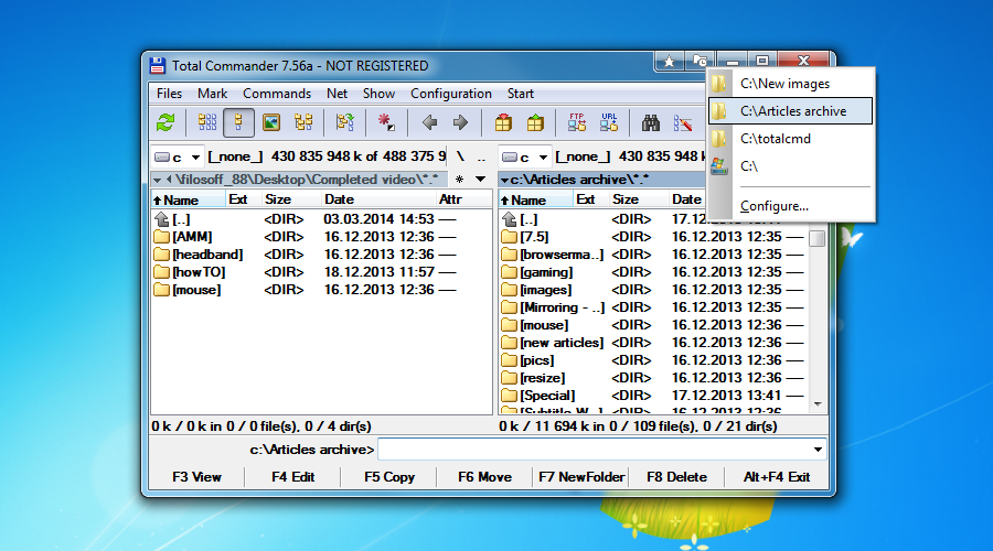 free instals Actual File Folders 1.15