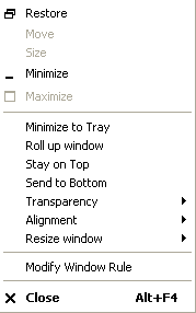 outlook close to tray