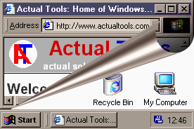 Rollup/unroll windows! Minimize them not to icons, but so only the title bars remain visible.